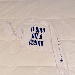 It Was All a Dream Crop Longsleeve